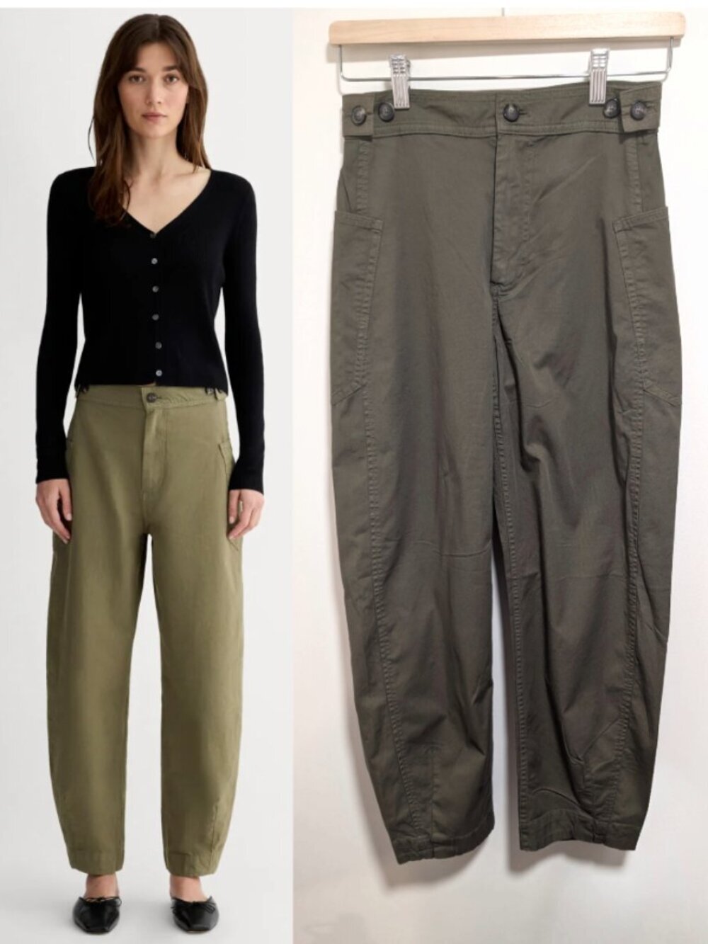 Everlane | Easy Fitting Fatigue Pant In Olive